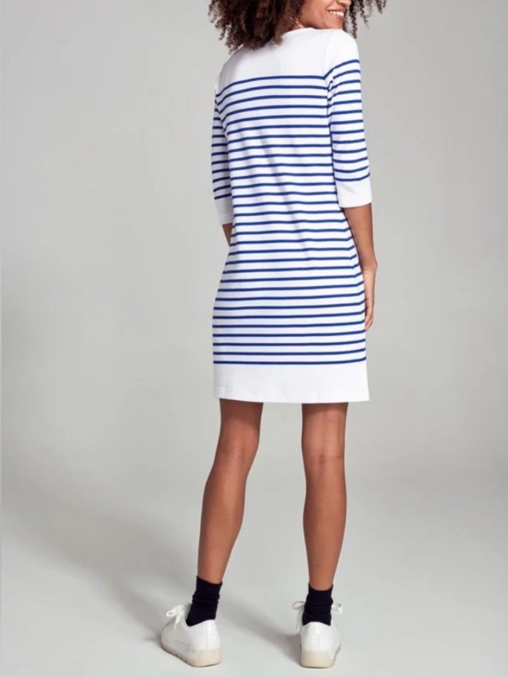 Armor Lux, Tudy Cotton Knit Breton Stripe Dress sz 0 - Picture 2 of 10